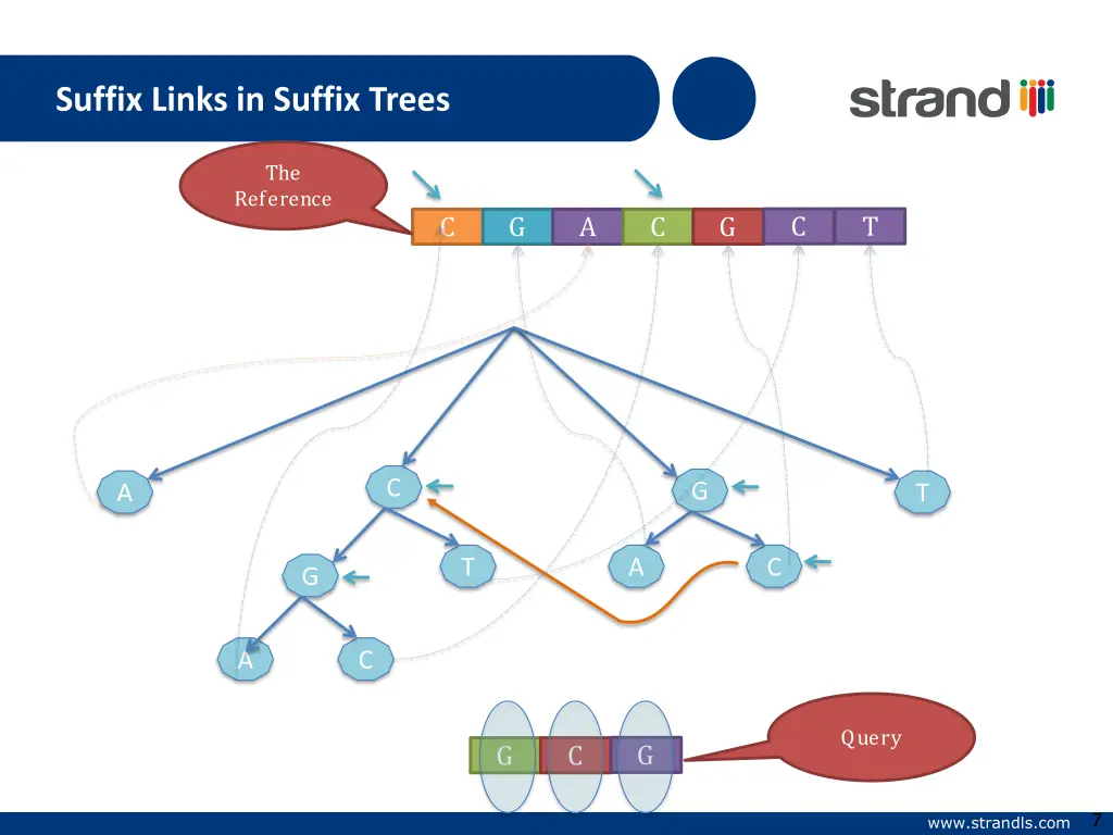suffix links in suffix trees