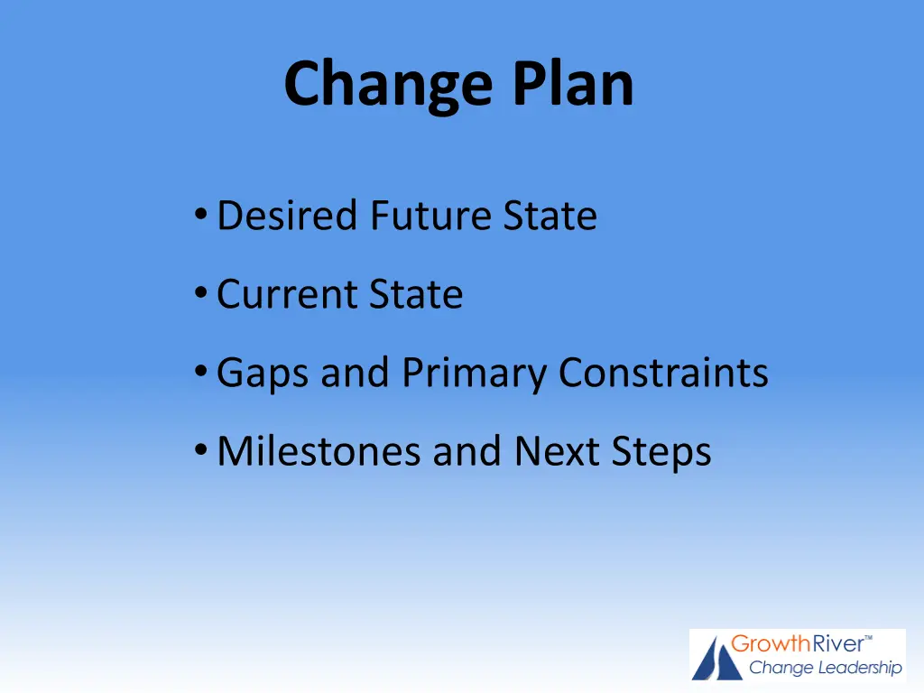 change plan