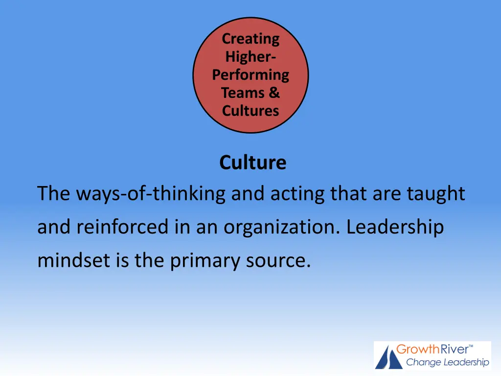 creating higher performing teams cultures 4