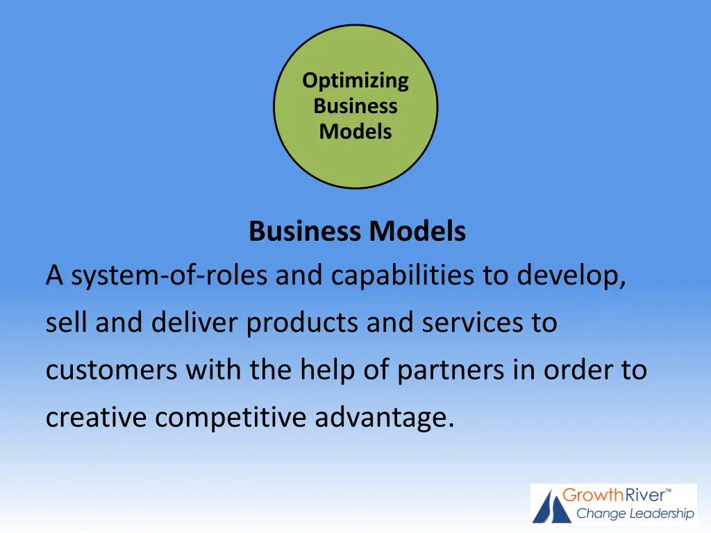 optimizing business models