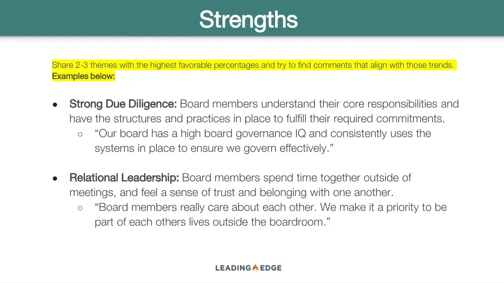 strengths strengths