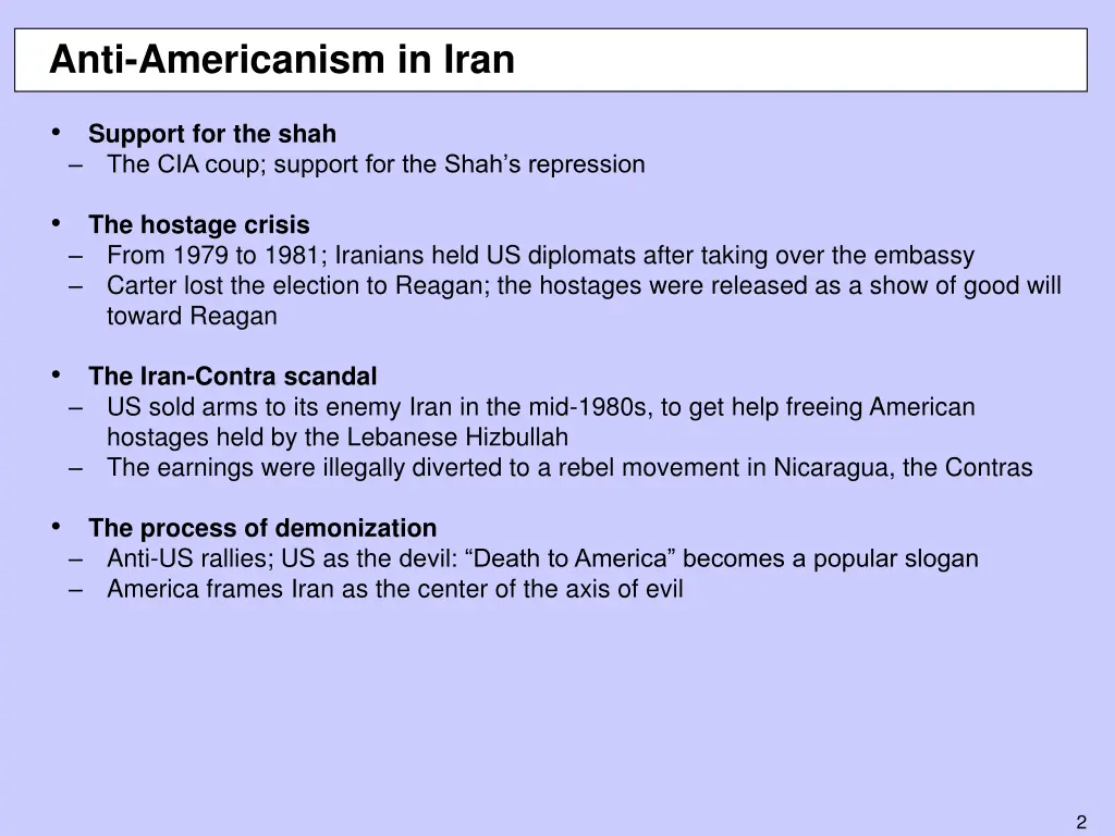 anti americanism in iran