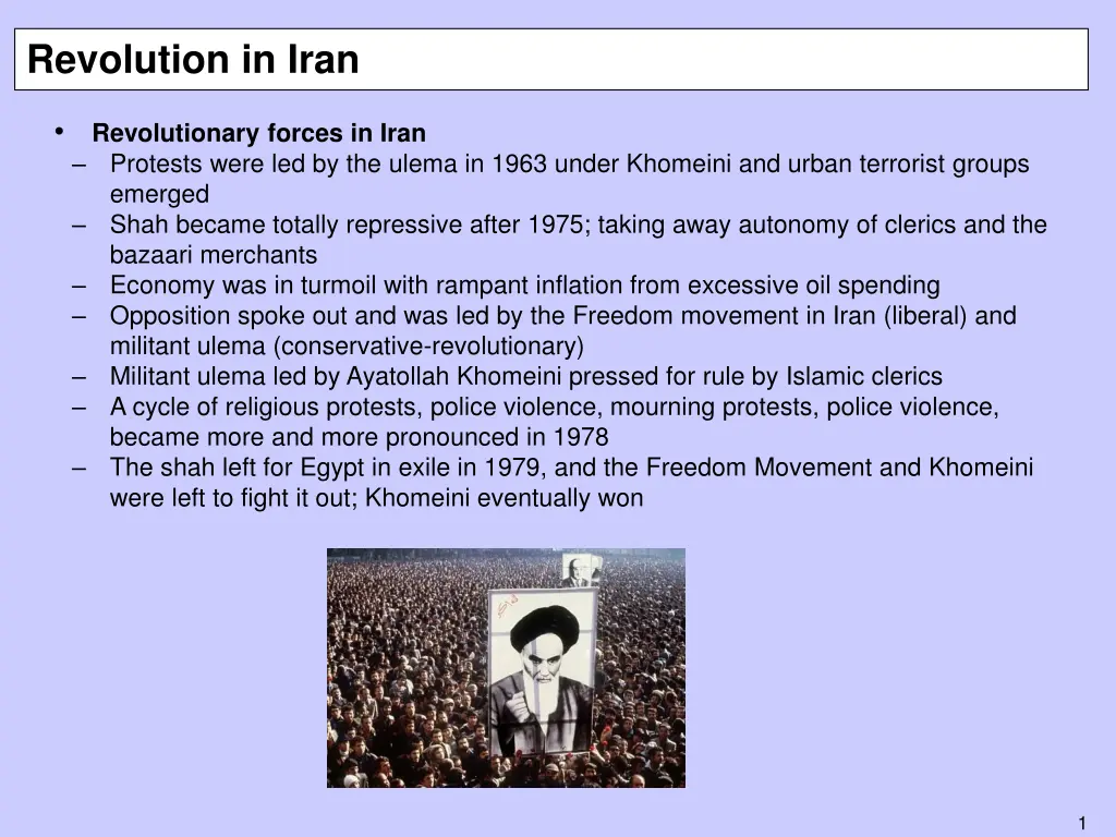 revolution in iran