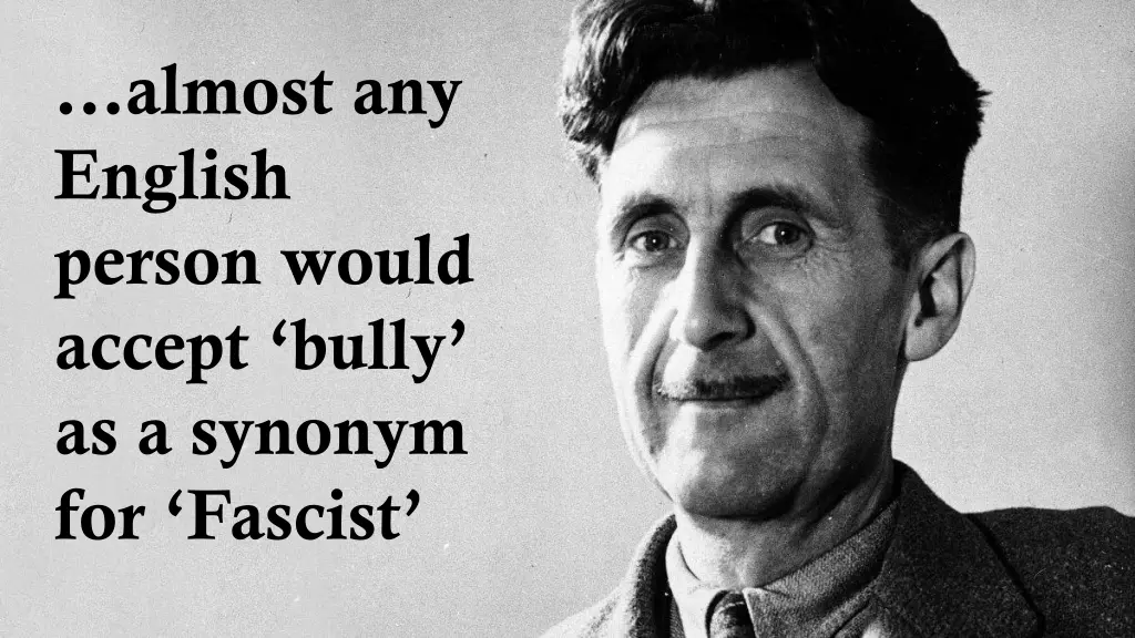 almost any english person would accept bully
