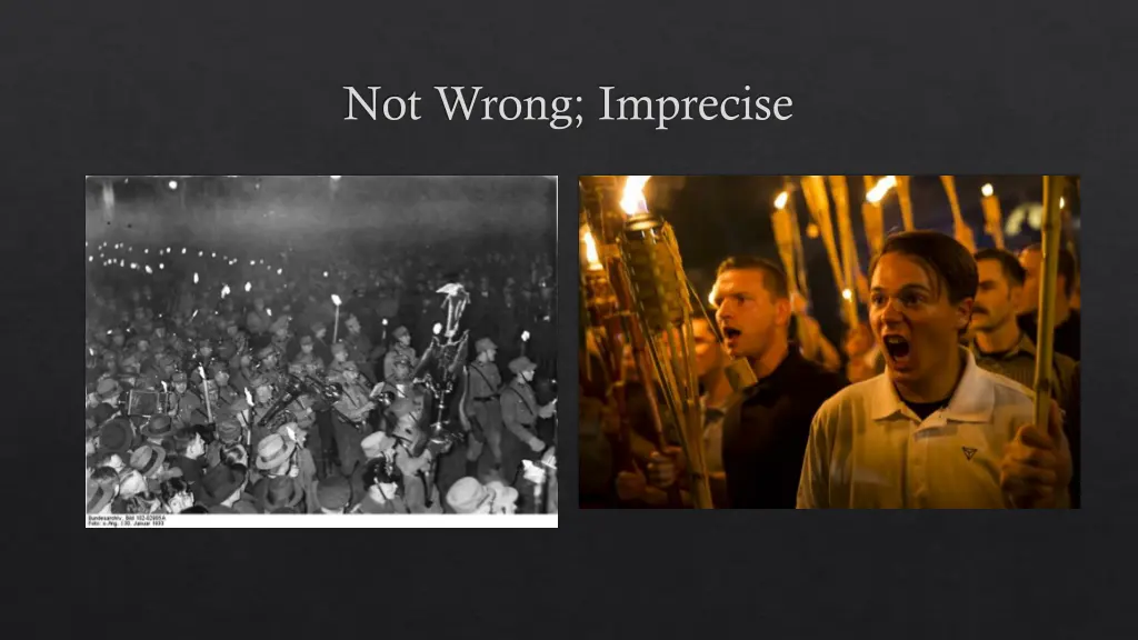 not wrong imprecise
