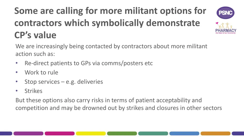 some are calling for more militant options