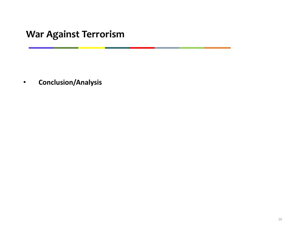 war against terrorism 17