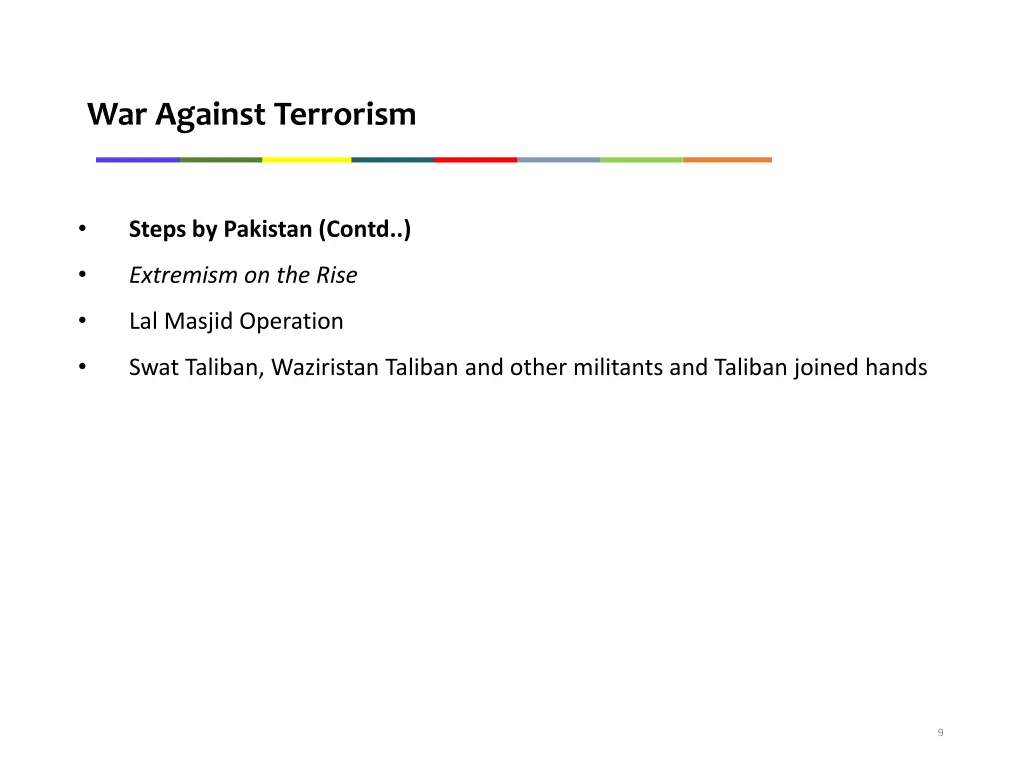 war against terrorism 6
