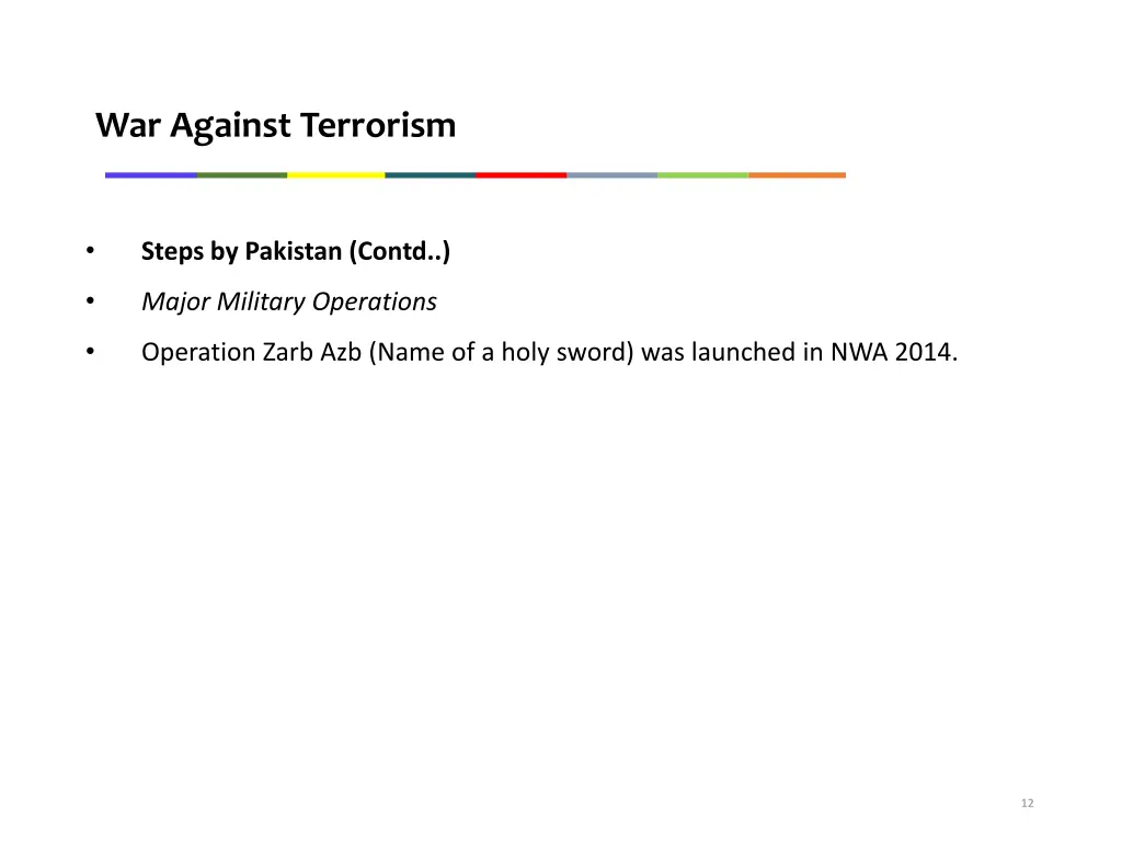 war against terrorism 9