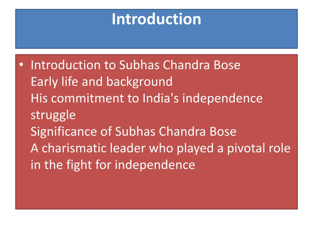 introduction