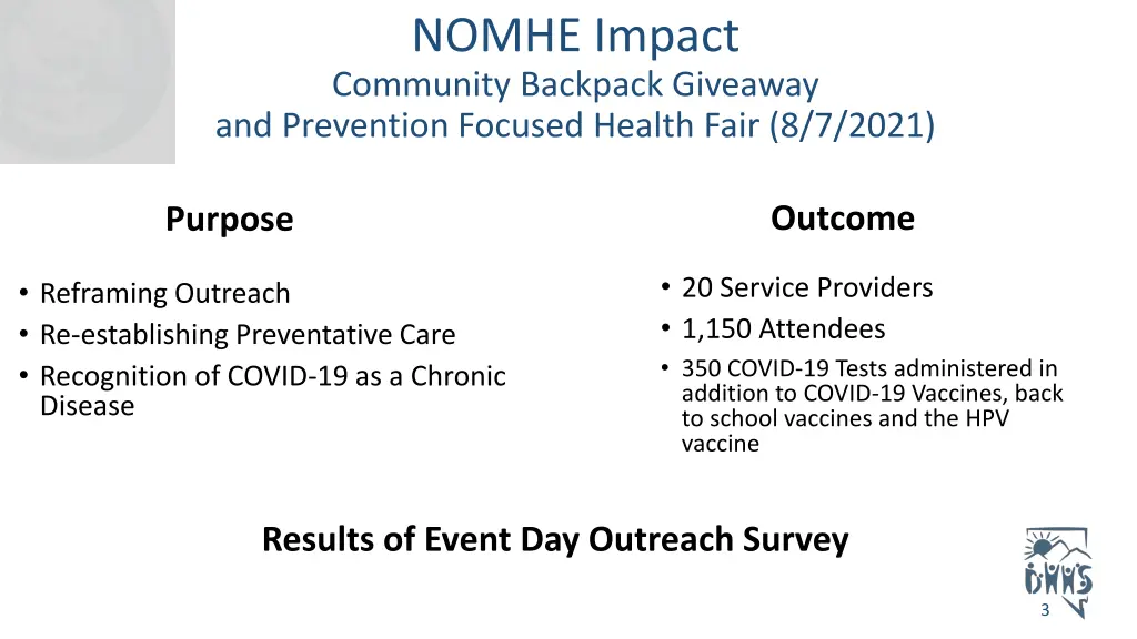 nomhe impact community backpack giveaway
