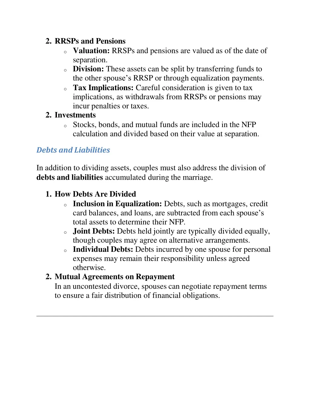2 rrsps and pensions o valuation rrsps
