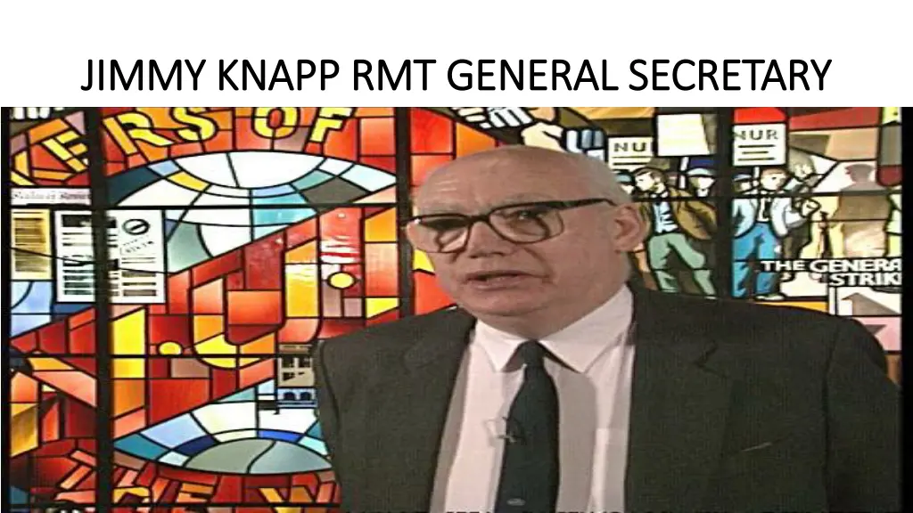 jimmy knapp rmt general secretary jimmy knapp