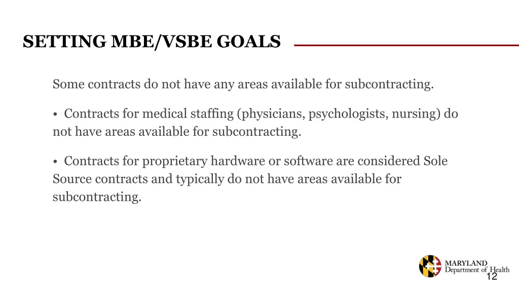 setting mbe vsbe goals 1
