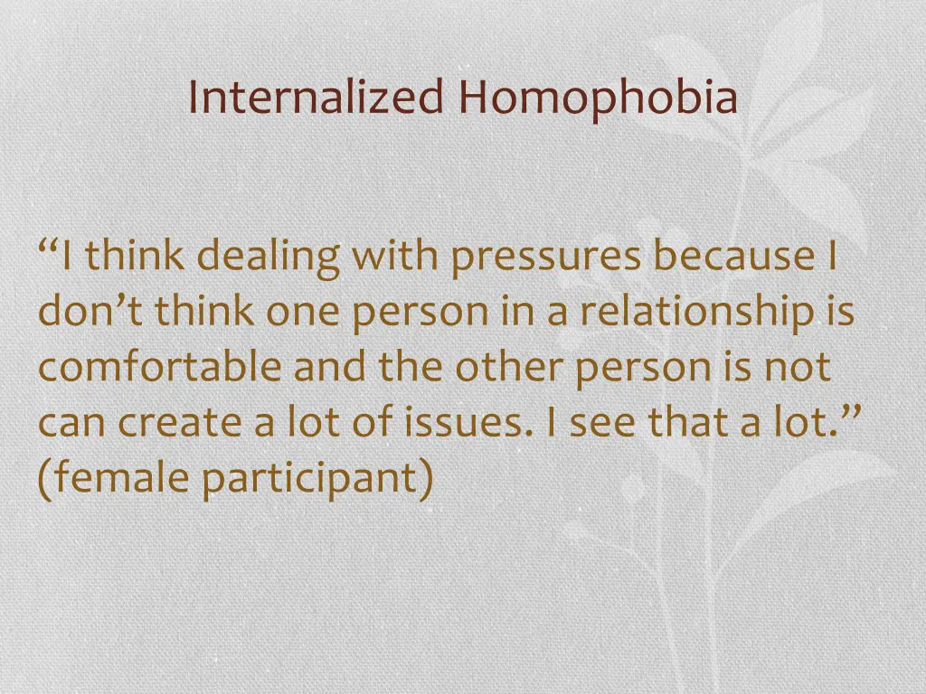 internalized homophobia 1