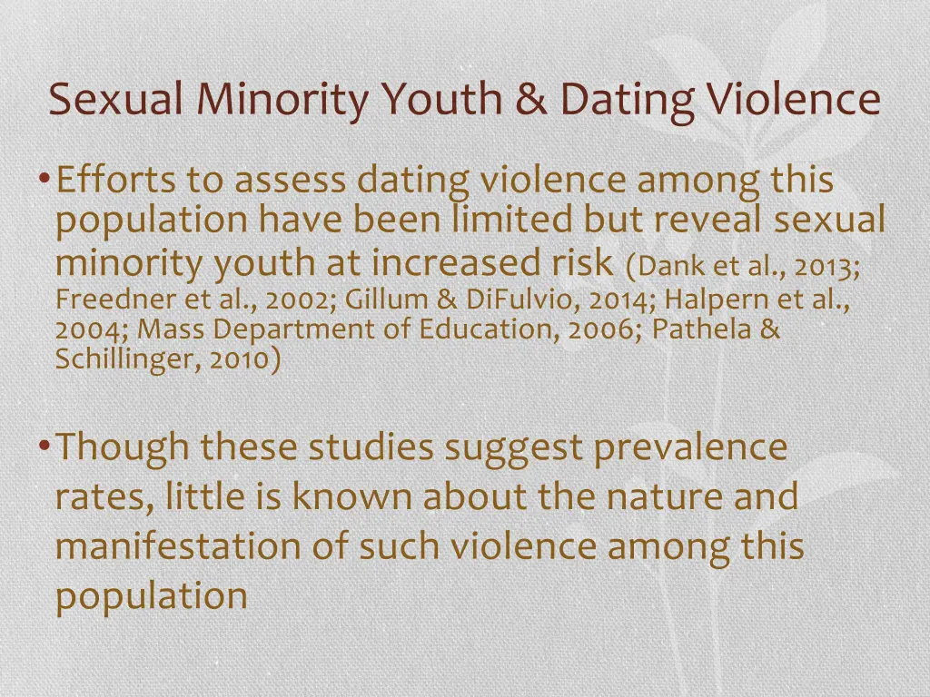 sexual minority youth dating violence 3