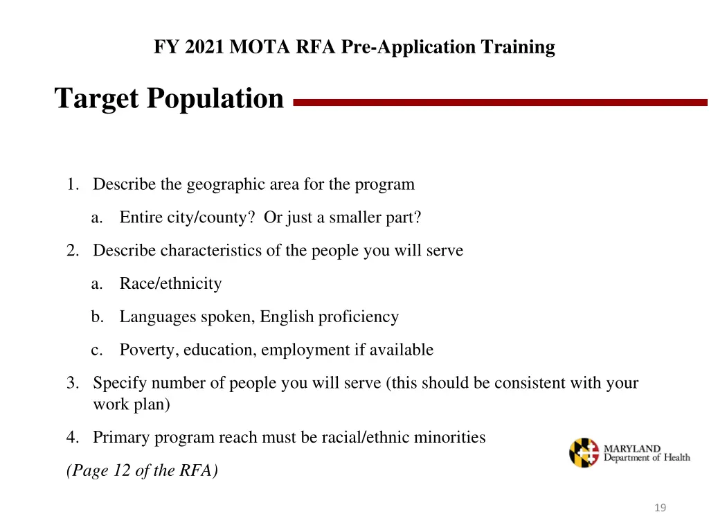 fy 2021 mota rfa pre application training 16