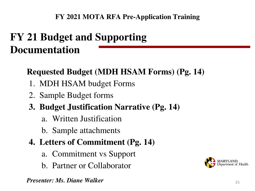 fy 2021 mota rfa pre application training 22