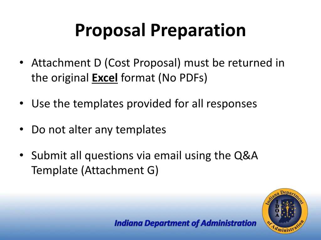proposal preparation 1