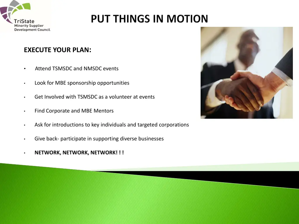 execute your plan