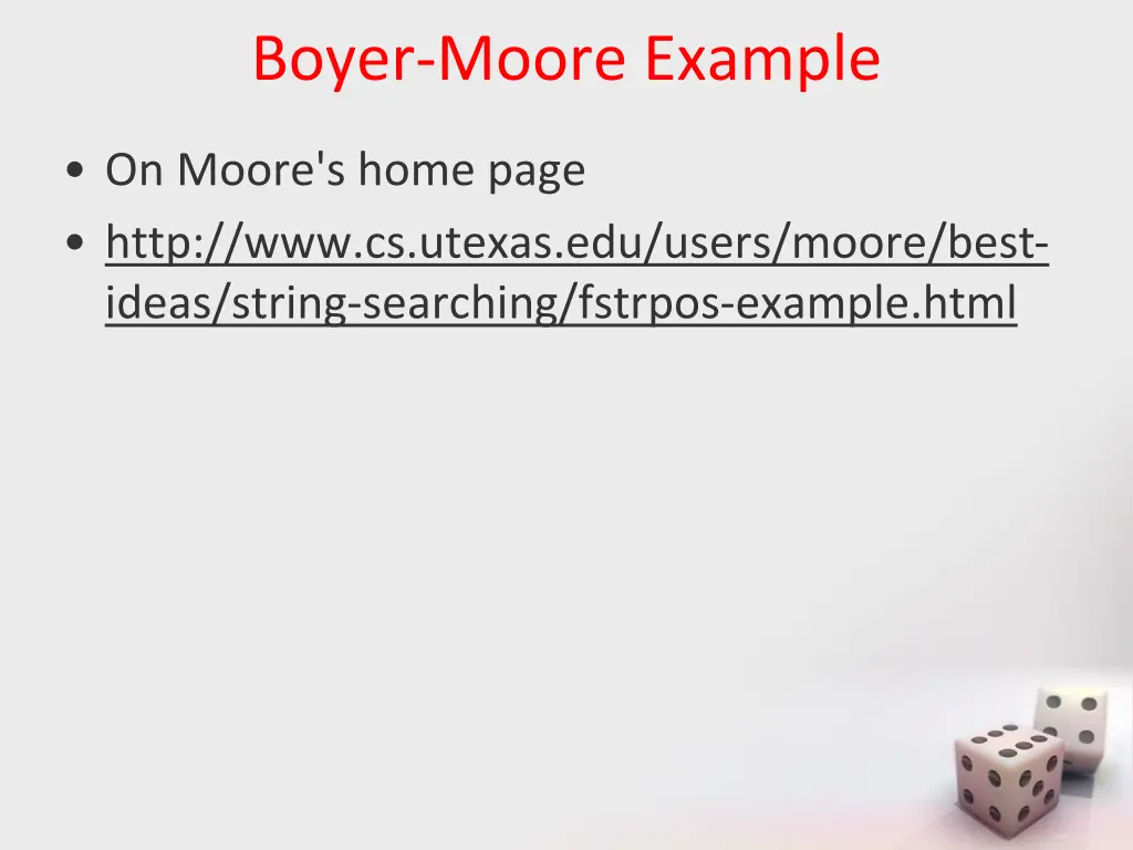 boyer moore example