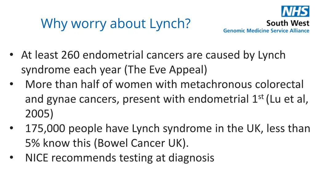 why worry about lynch