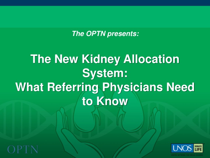 the optn presents