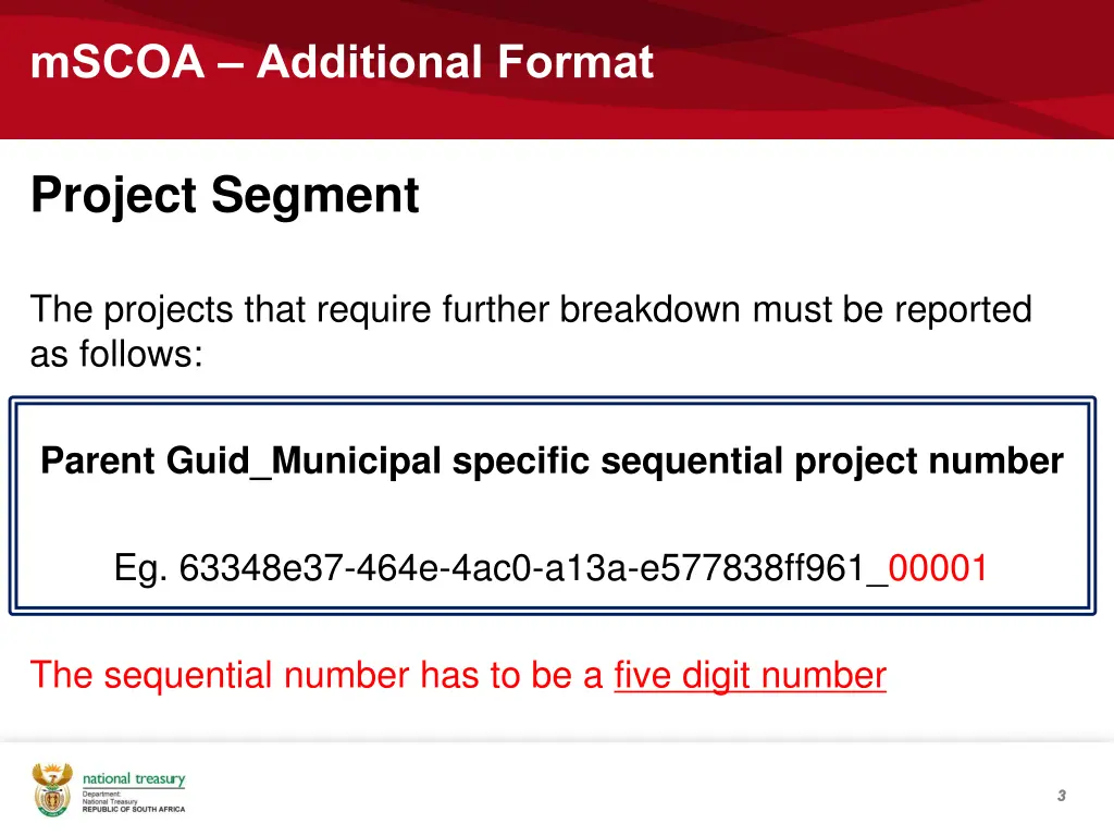 mscoa additional format