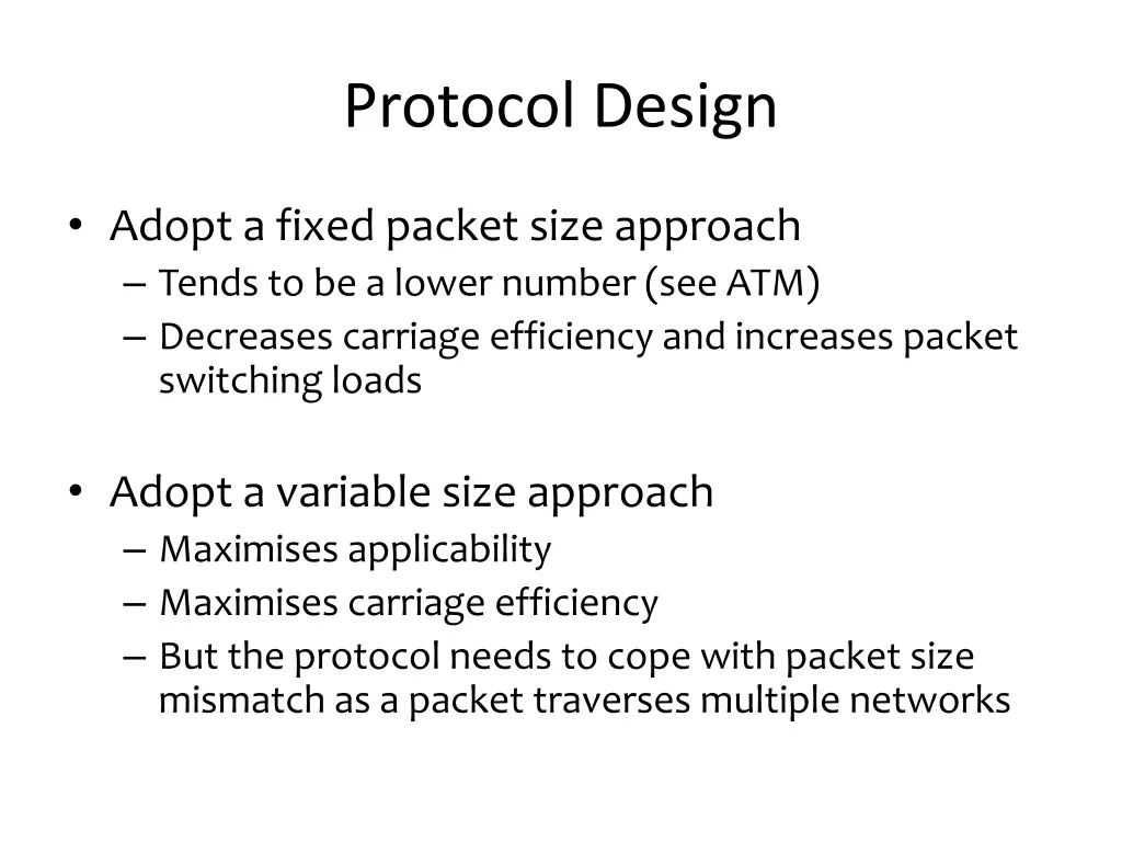 protocol design