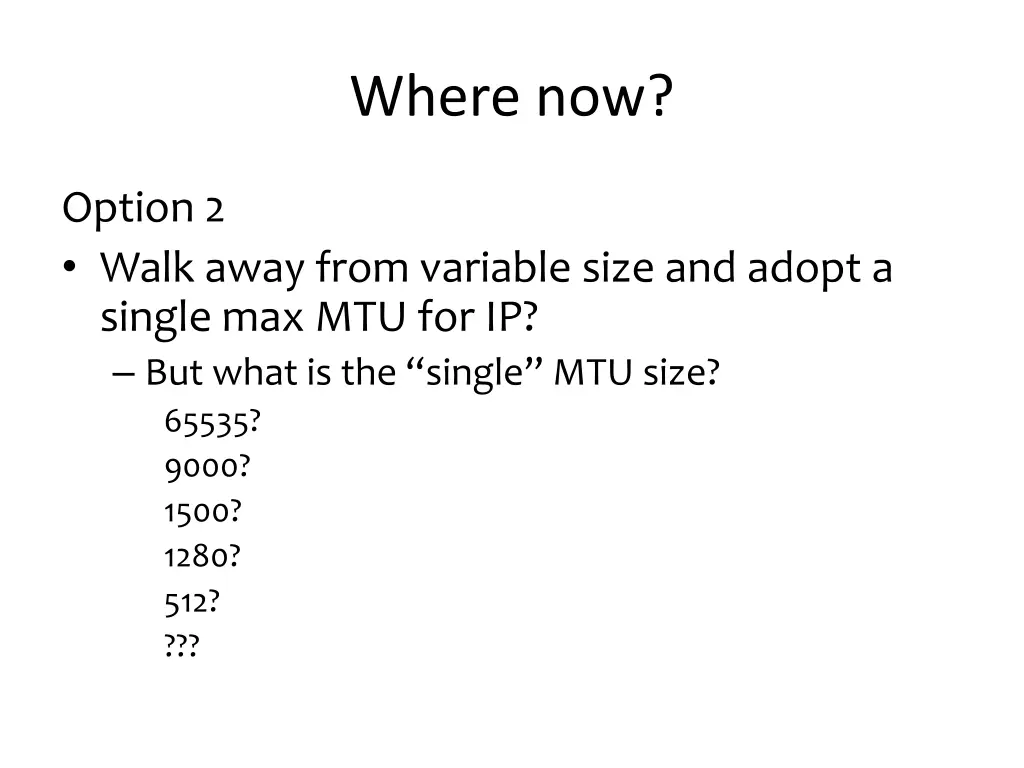 where now 1