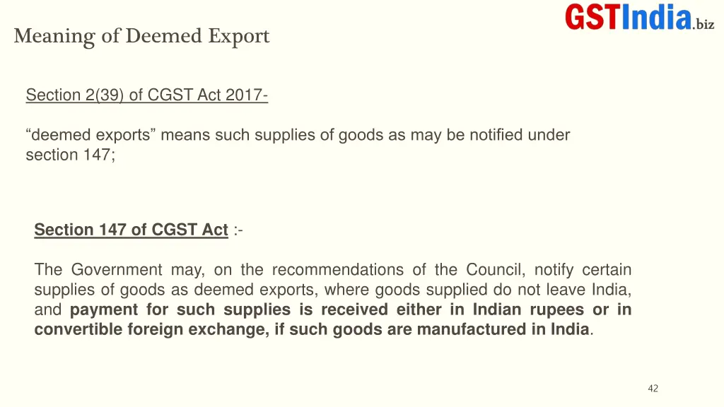 meaning of deemed export