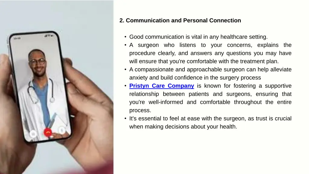 2 communication and personal connection