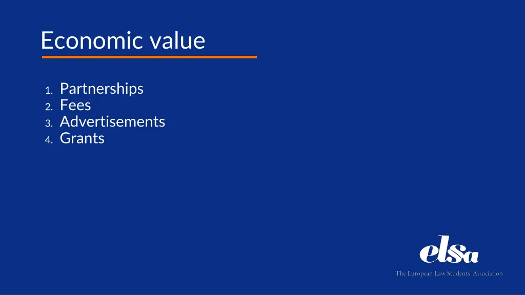 economic value