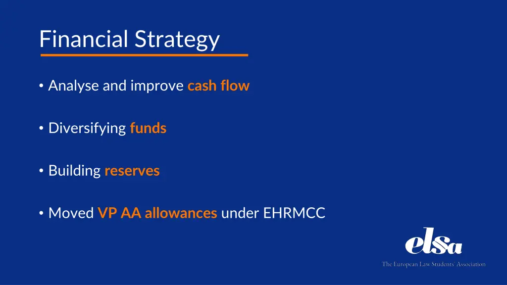 financial strategy 1