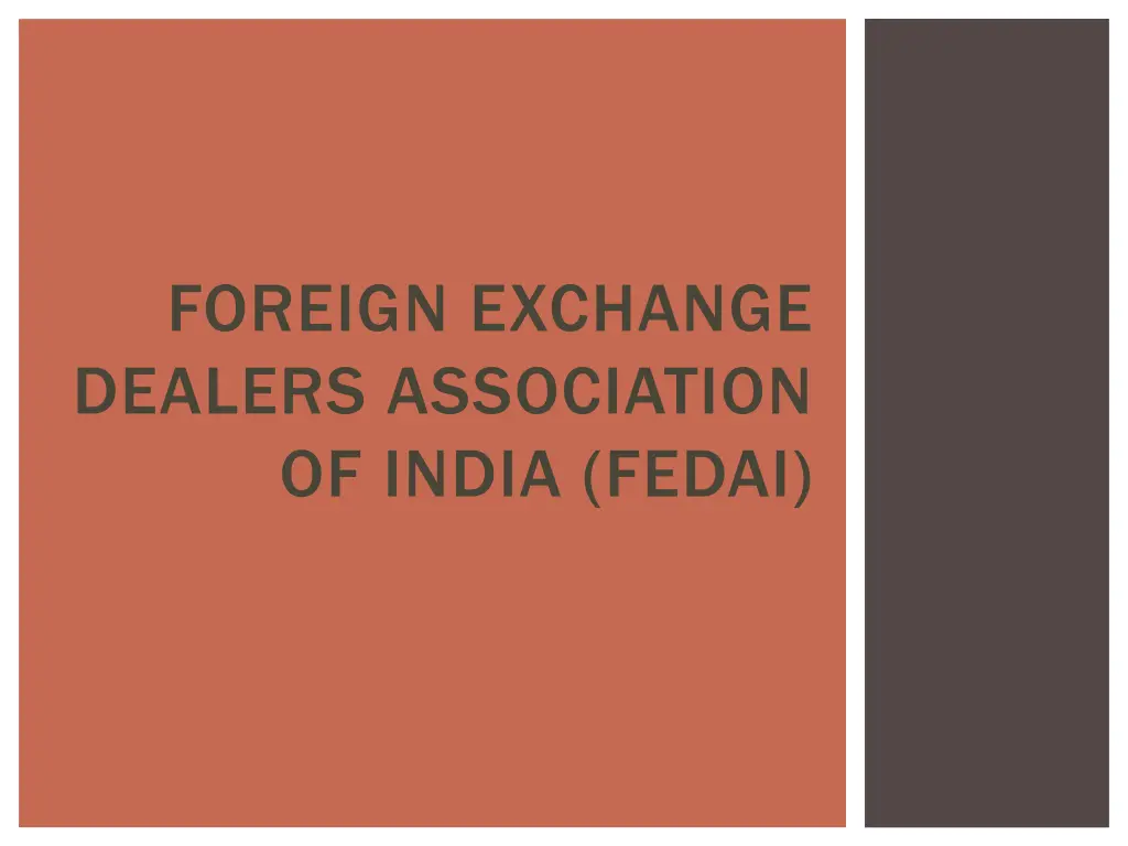 foreign exchange dealers association of india