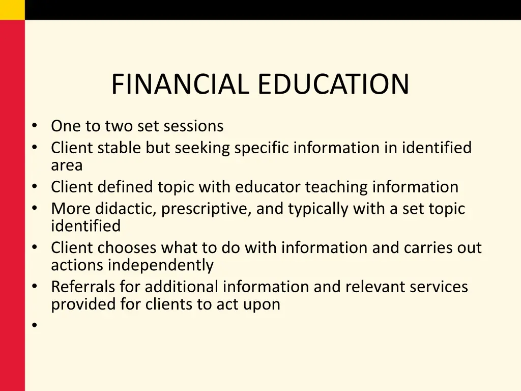 financial education