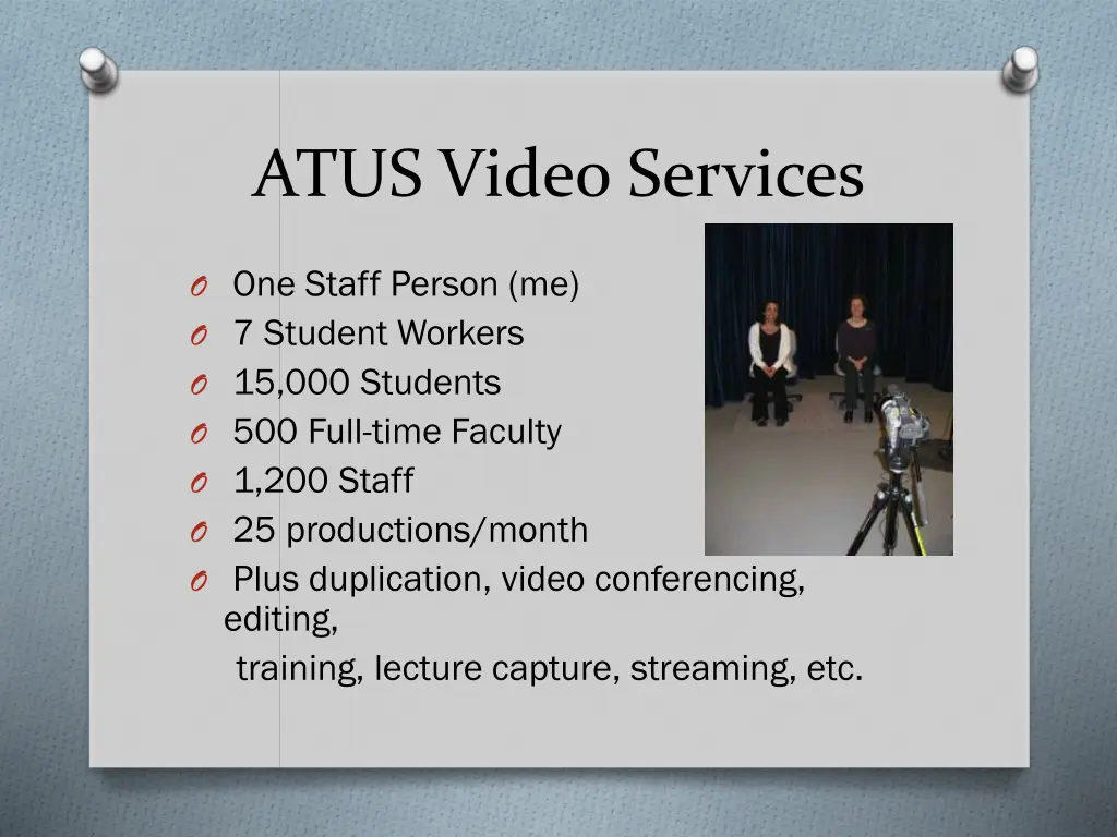atus video services
