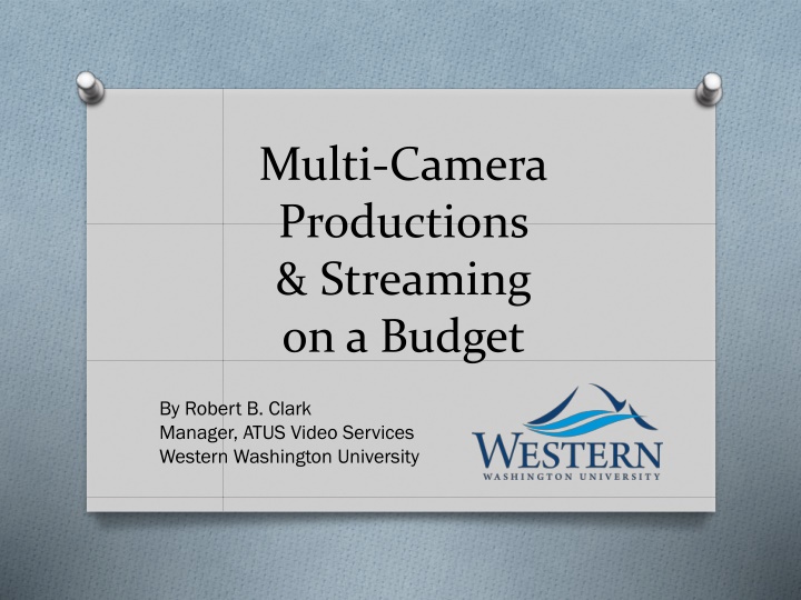 multi camera productions streaming on a budget