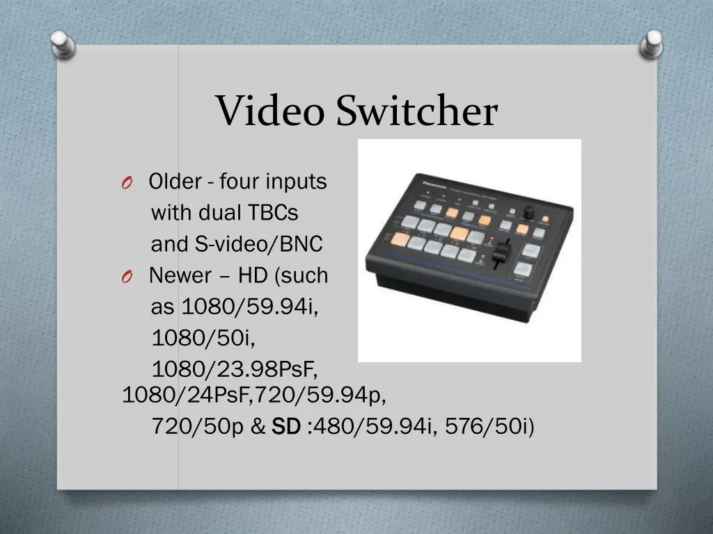 video switcher