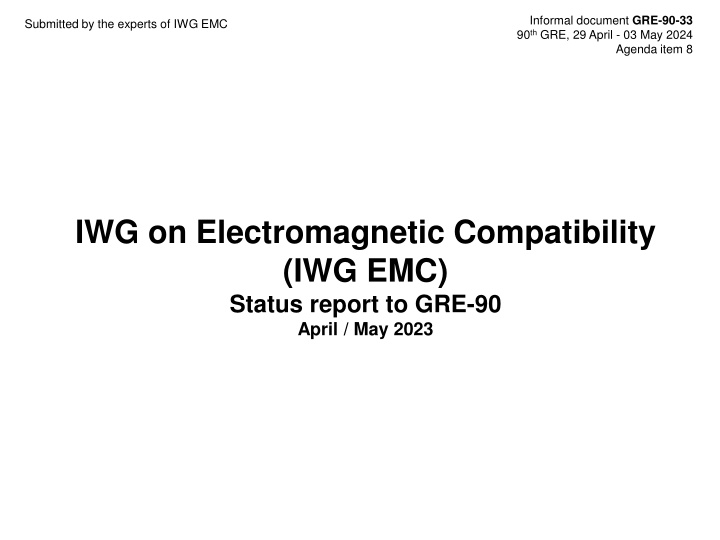informal document gre 90 33 90 th gre 29 april