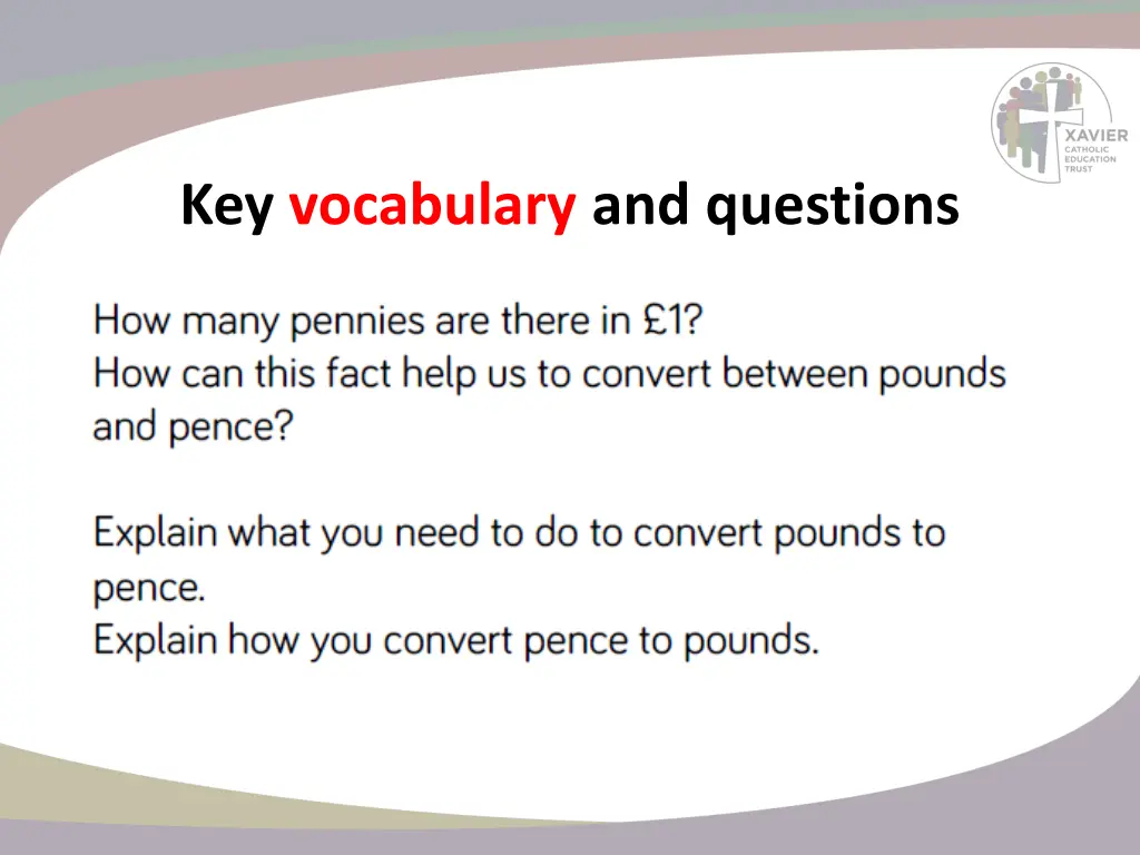 key vocabulary and questions 1