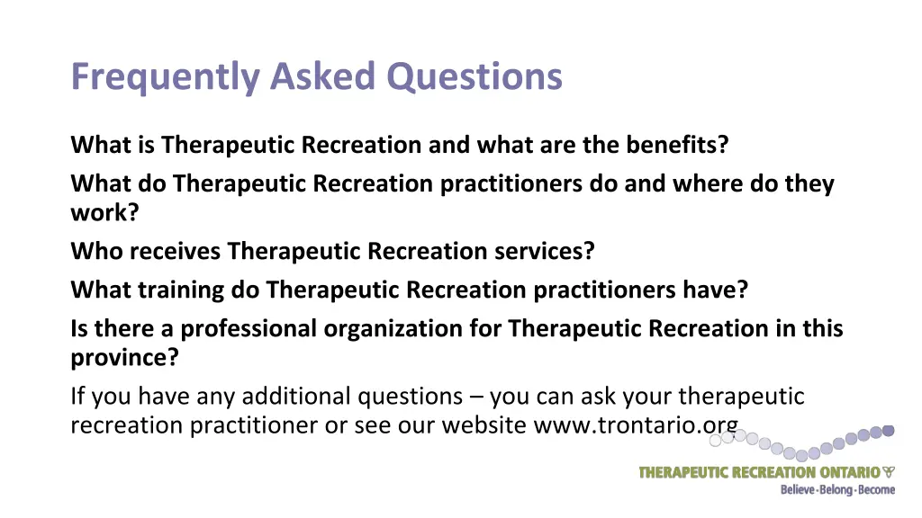 frequently asked questions