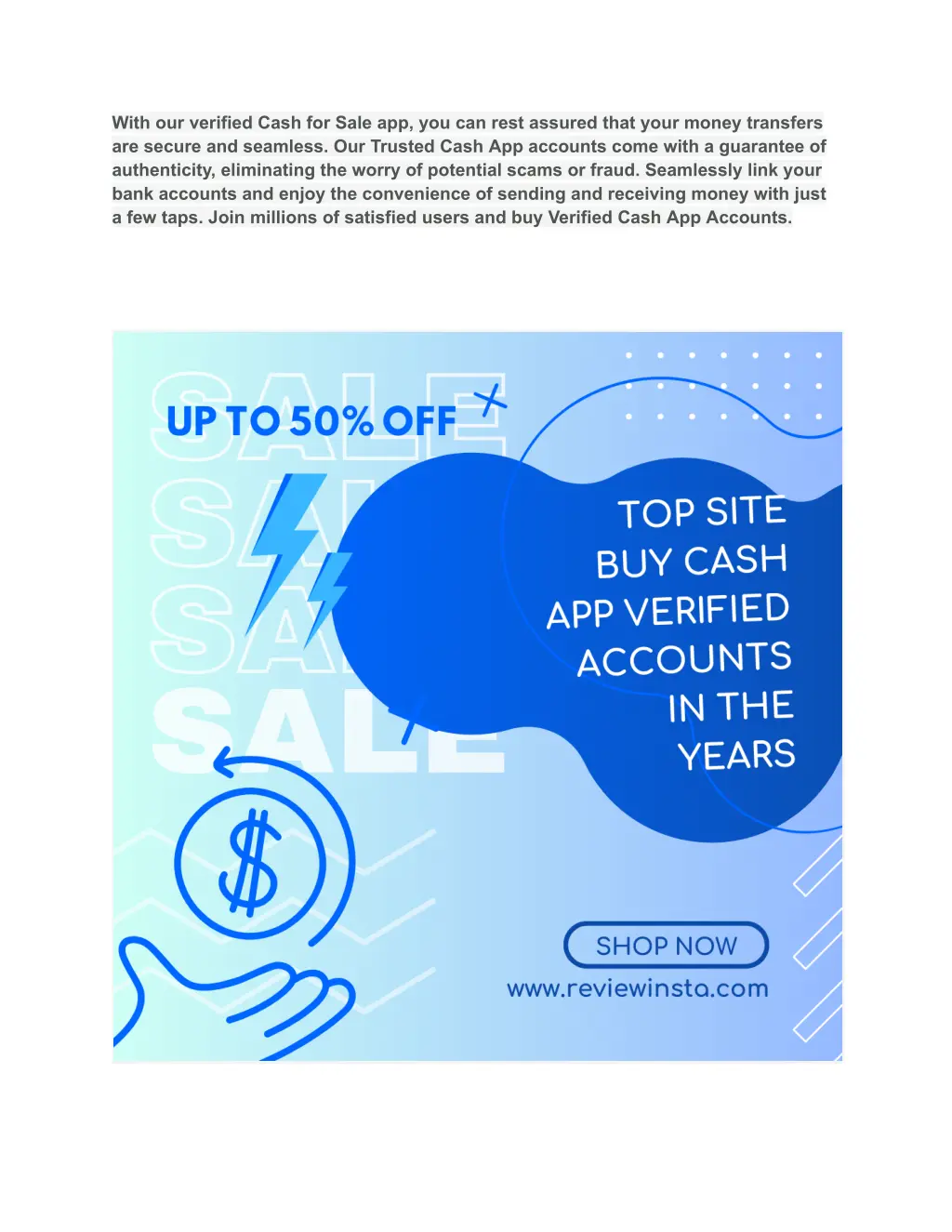 with our verified cash for sale app you can rest