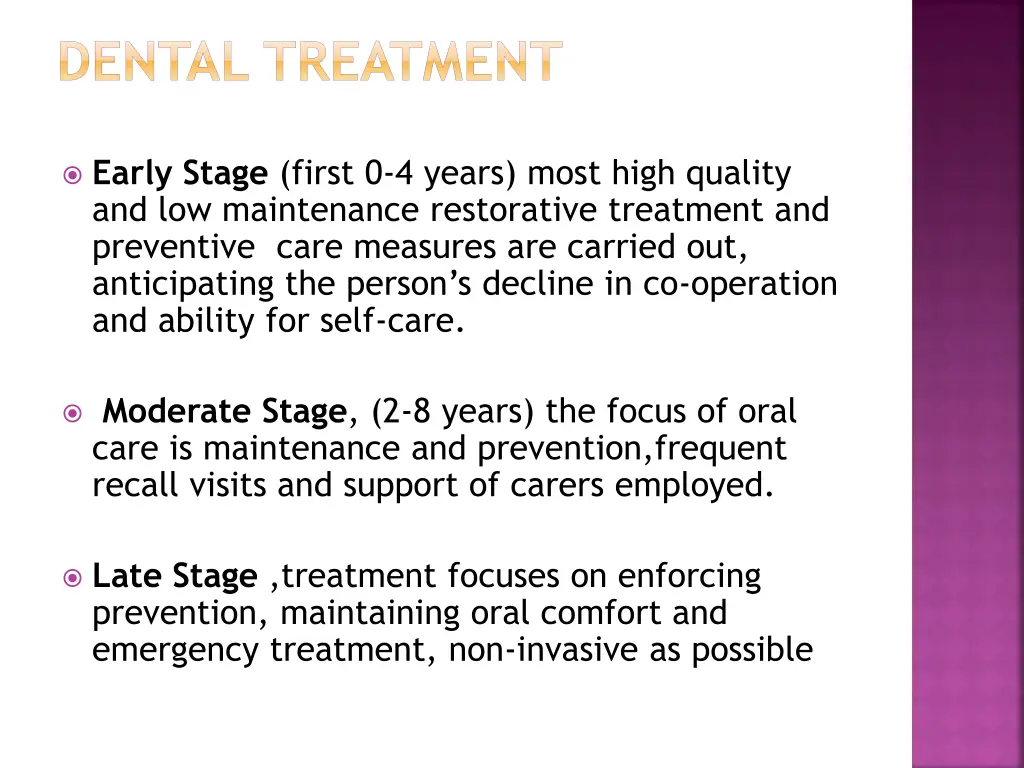 dental treatment