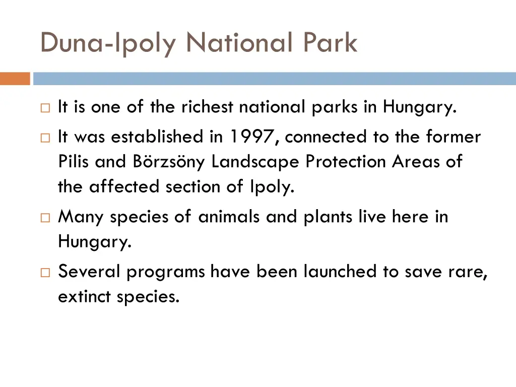 duna ipoly national park