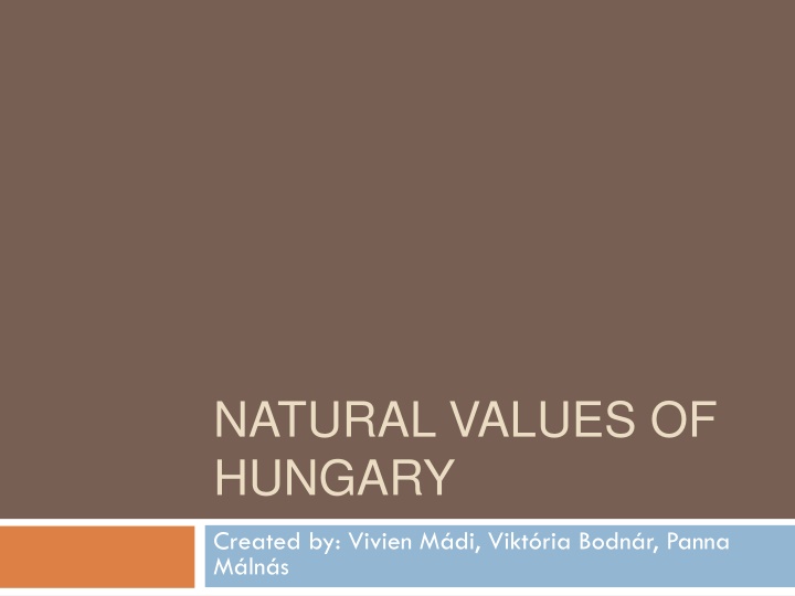 natural values of hungary