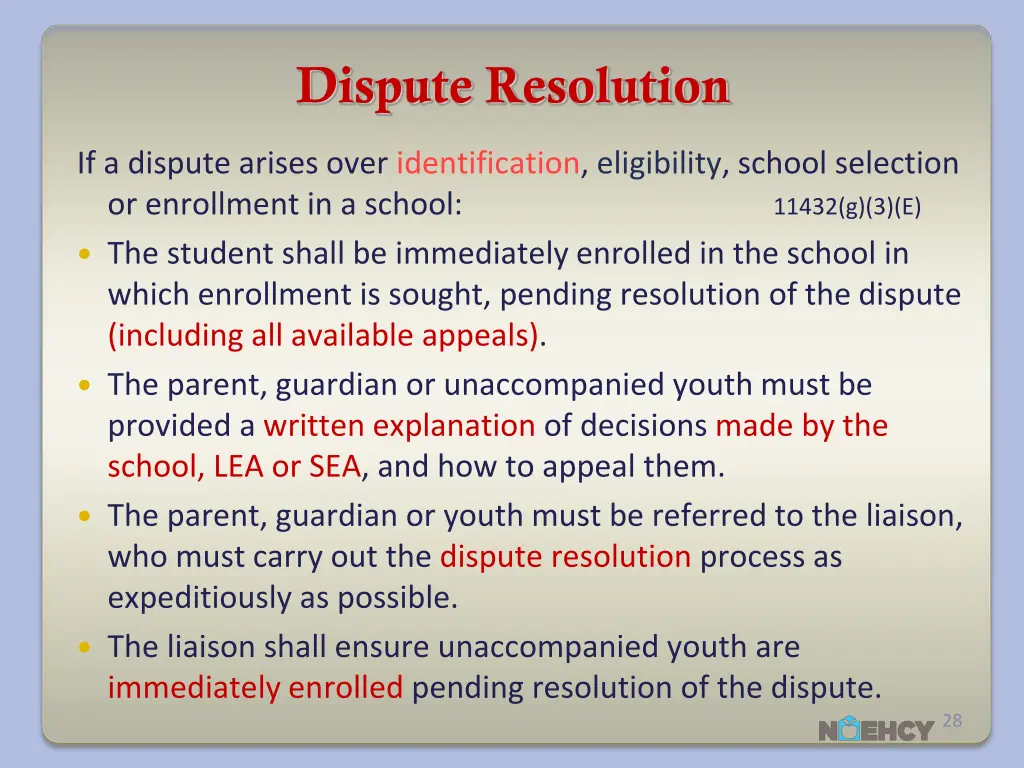 dispute resolution
