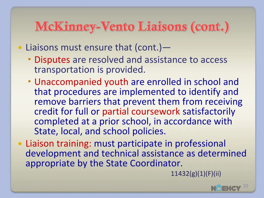 mckinney vento liaisons cont 1