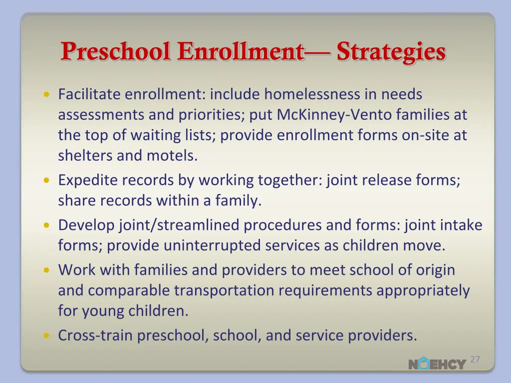 preschool enrollment strategies