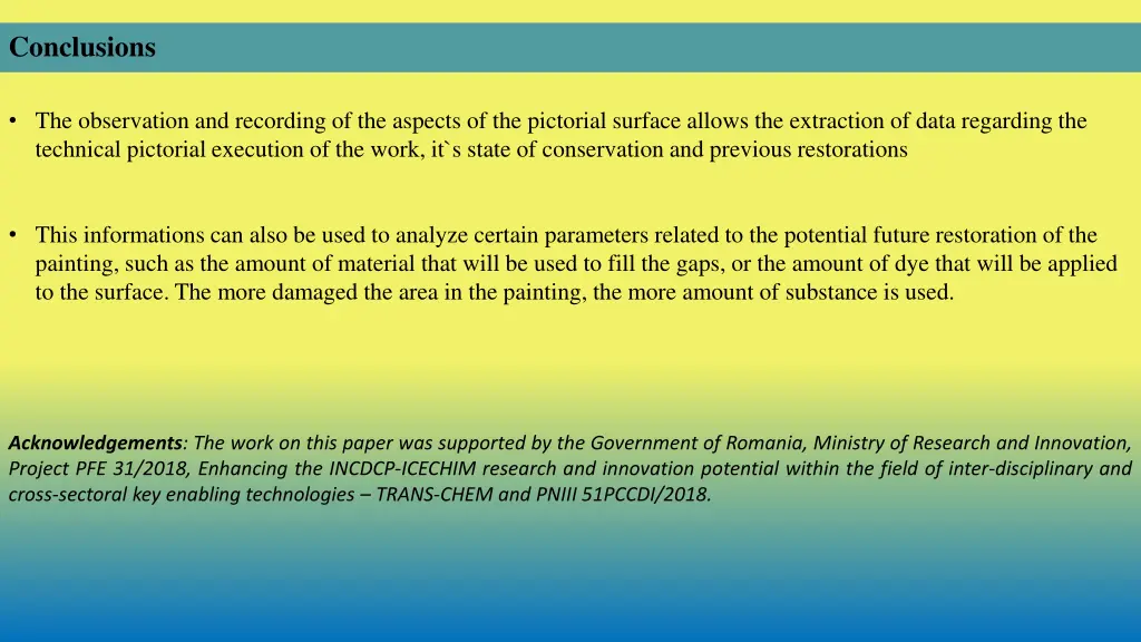 conclusions